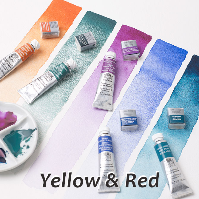 Get the newest Winsor & Newton Professional Watercolours: Yellow